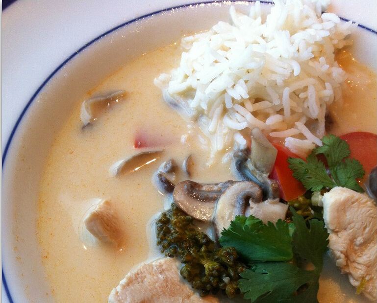 Easy Thai Coconut Soup with Chicken
