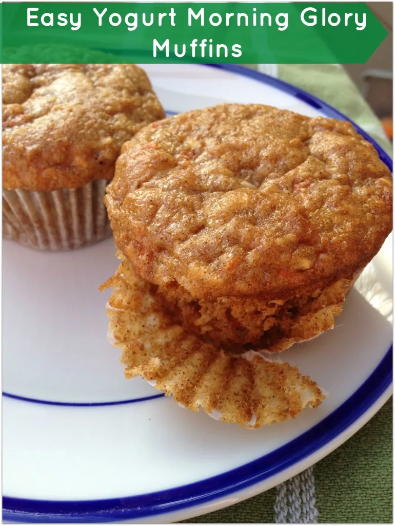 Easy Yogurt Morning Glory Muffins