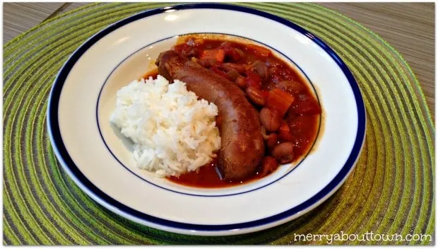 Slow Cooker Sausage and Bean Casserole