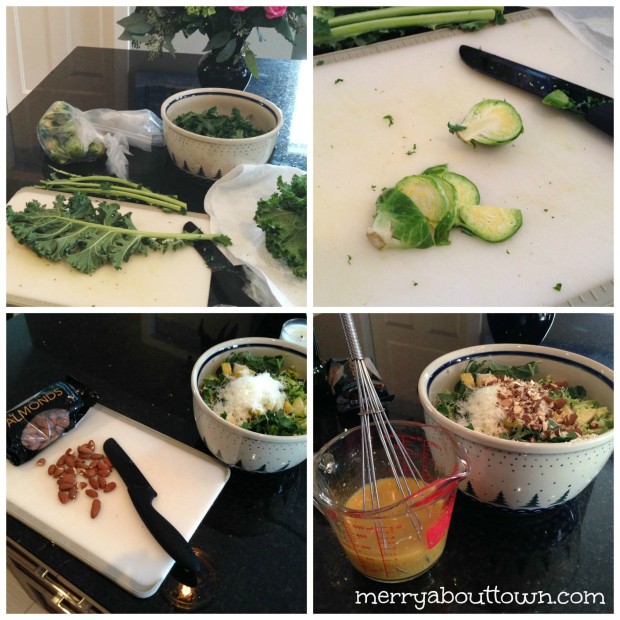 Making Kale Salad