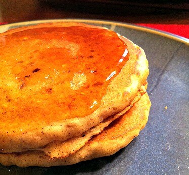 Cinnamon Oat Pancakes Recipe
