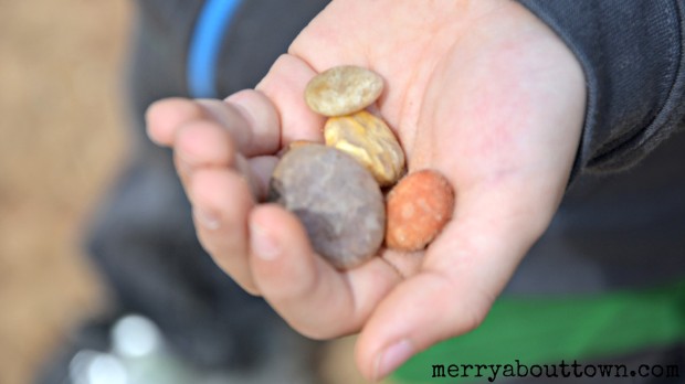 Collecting Rocks at Natural Bridge Park - Merry About Town
