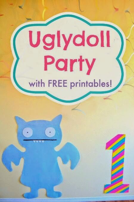 Uglydoll Birthday Party (with Free Uglydoll Printables!)