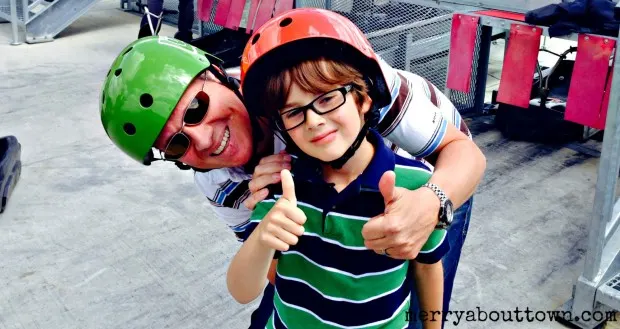 Ready to go on the Skyline Luge - Merry About Town