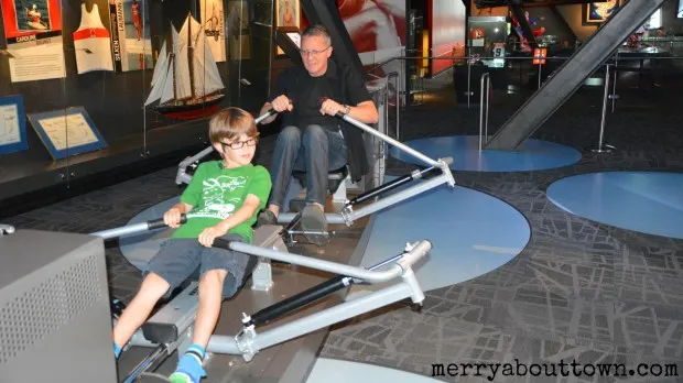 Trying our hand at Rowing at Canada's Sports Hall of Fame - MerryAboutTown