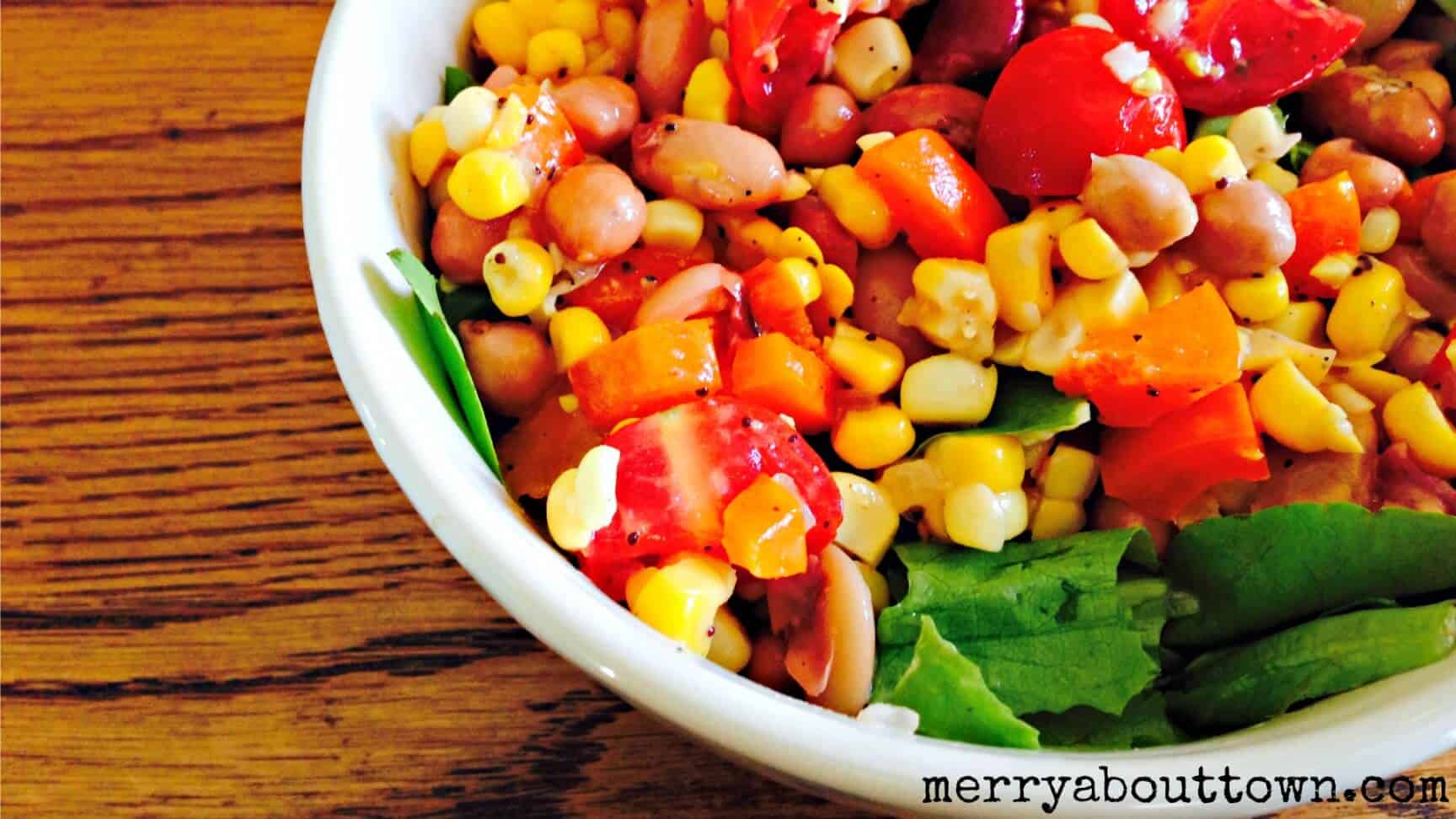 Easy Corn and Mixed Bean Salad