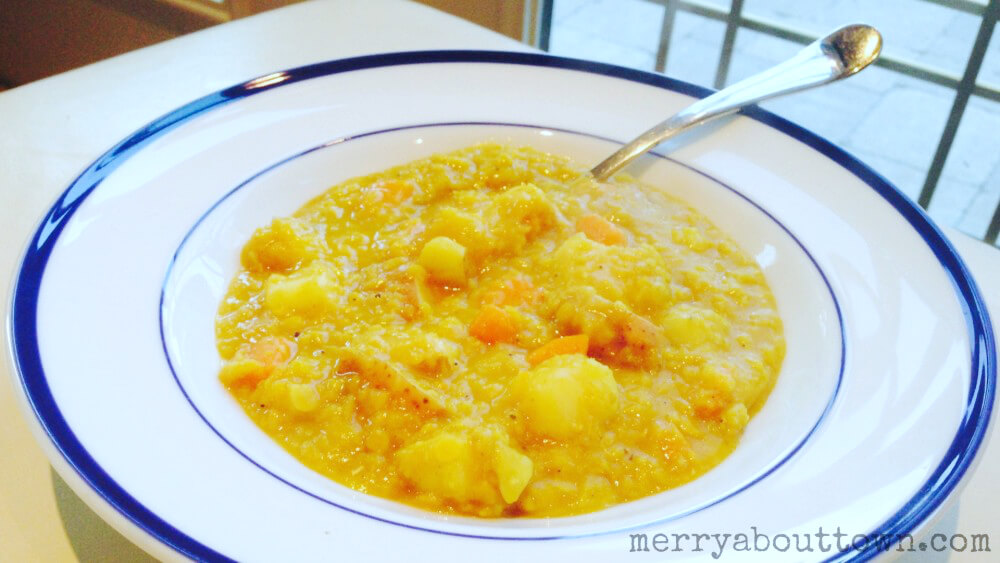 Chunky Curry Red Lentil Stew