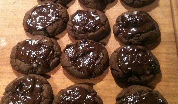 Mint-chocolate-cookies