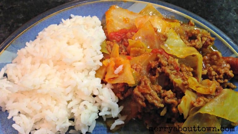One Pot Cheater Cabbage Rolls - Merry About Town