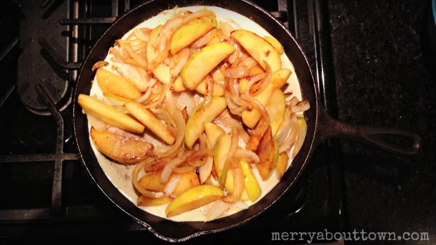 Pork Chops with Apples and Mustard Sauce - Merry About Town