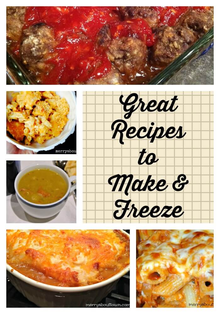 Great Make and Freeze Meals - Merry About Town