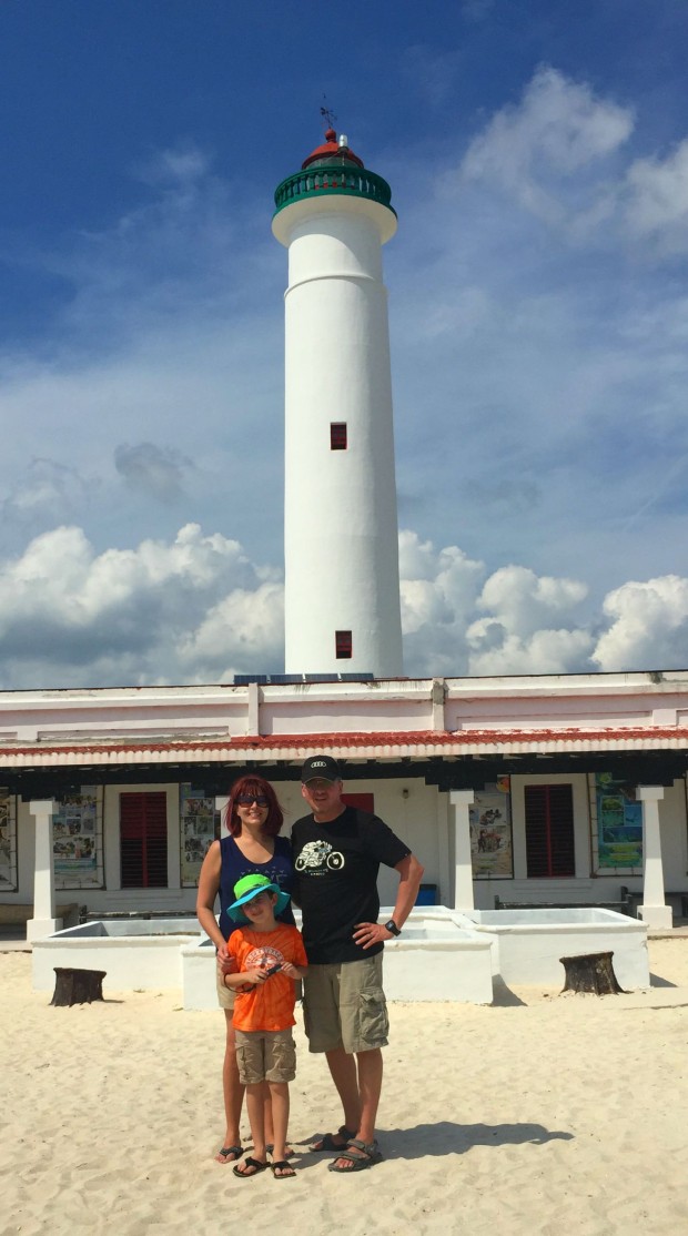 The lighthouse at Punta Sur