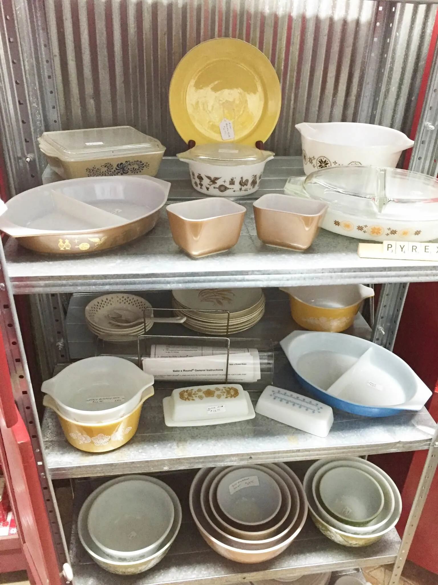 Finding pyrex while antiquing
