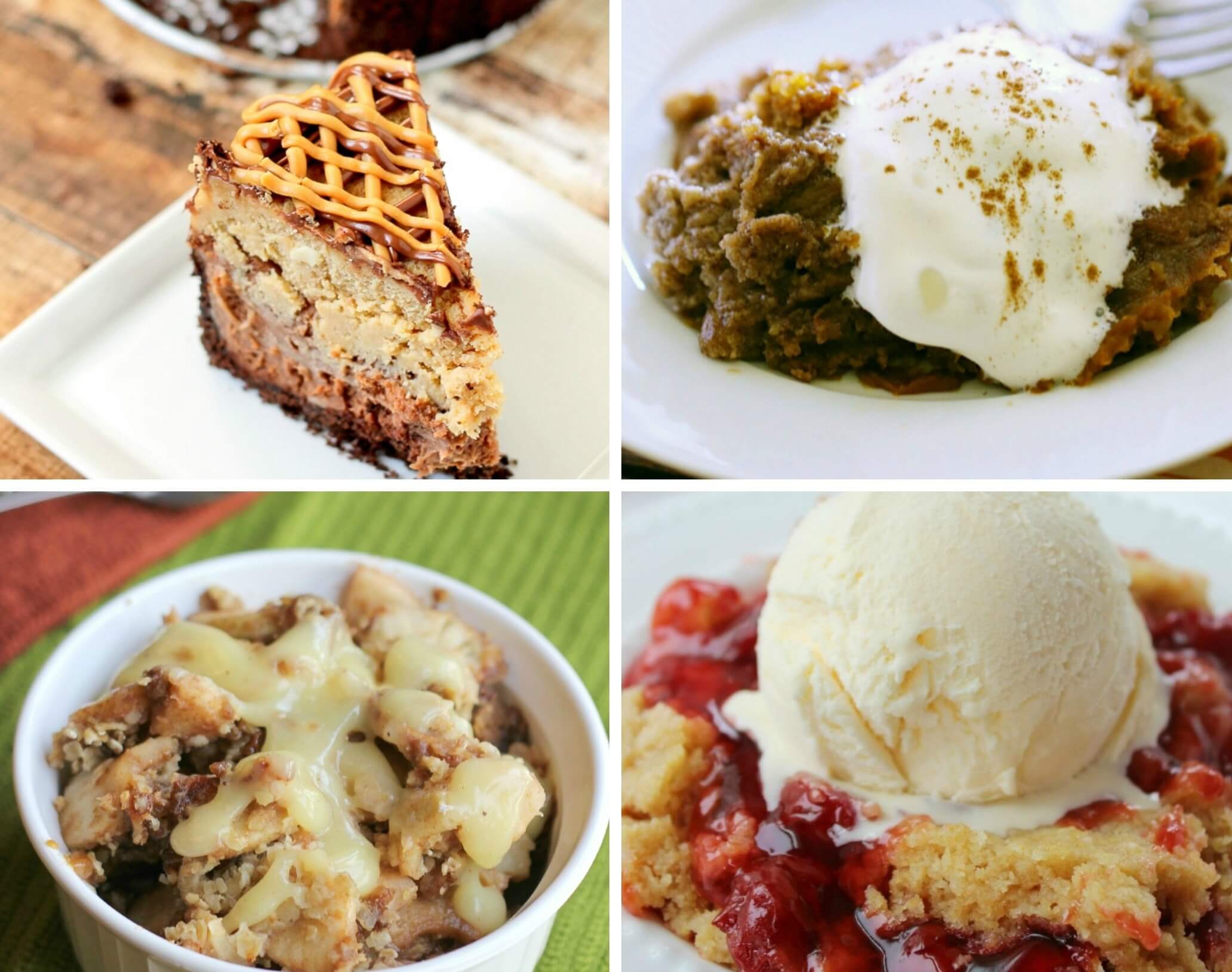 22 Slow Cooker Dessert Recipes for Fall!