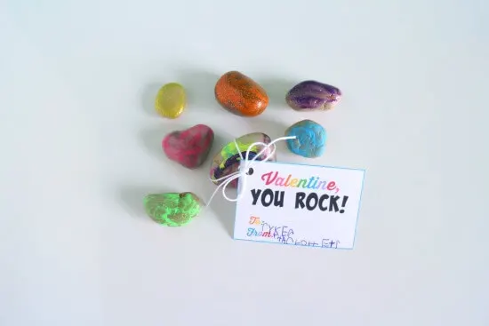 Valentine Painted Rock Craft
