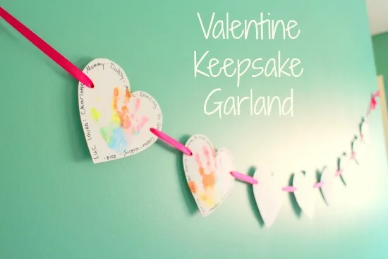 valentine garland tutorial