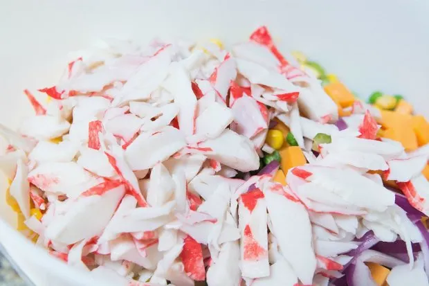 seafood pasta salad