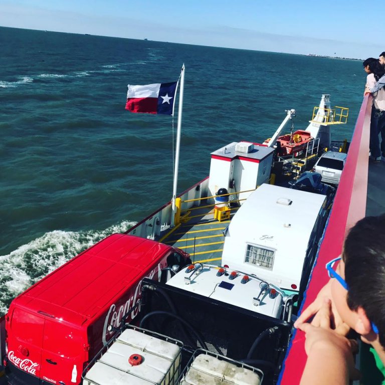 Miss Daisy On the Galveston Ferry