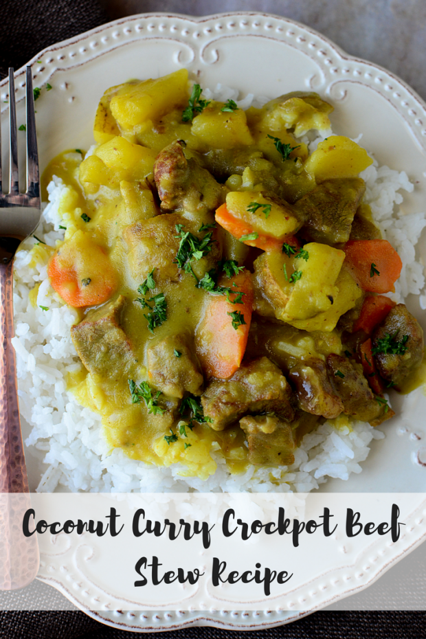 Coconut Curry Crockpot Beef Stew Recipe