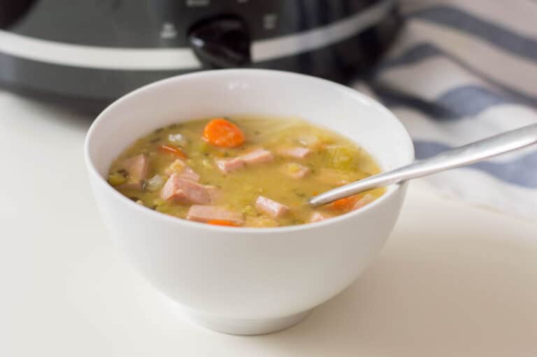 slow cooker split pea soup