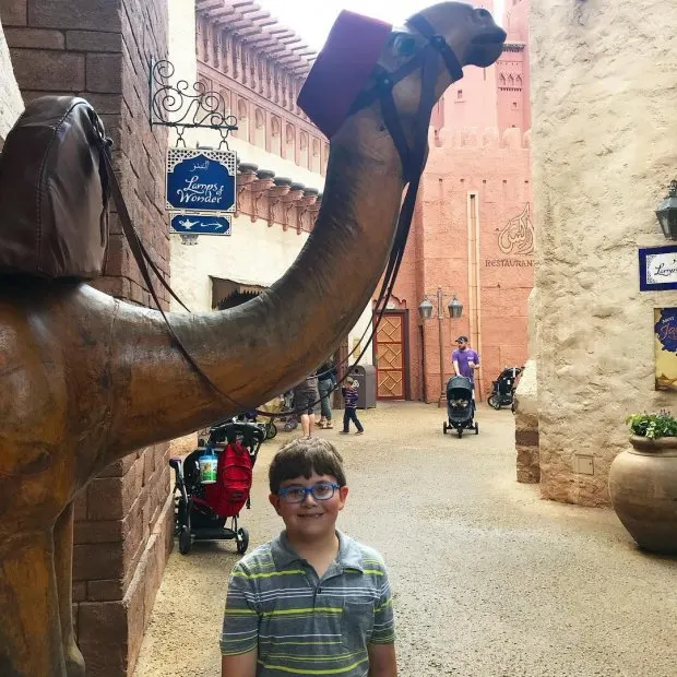 Spending time in the Morrocco pavillion at Epcot