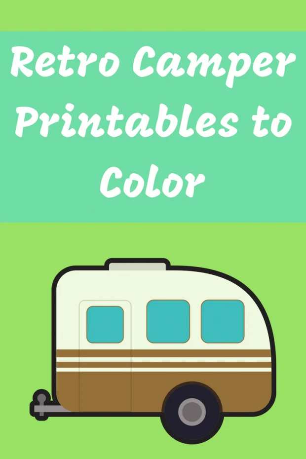 Retro Camper Printables to Color