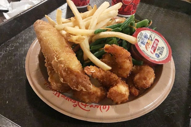 Fish and Shrimp from Harbour House at Magic Kingdom