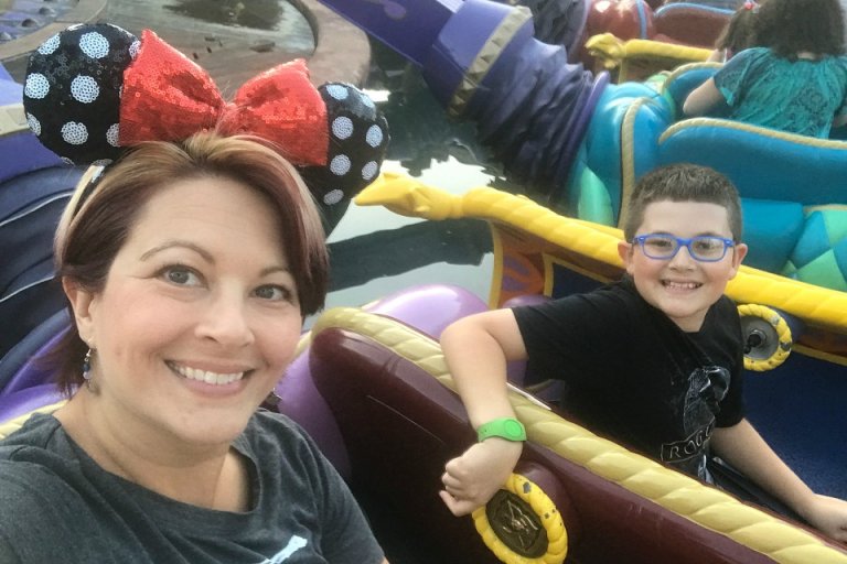 Merry and Evan at Disney