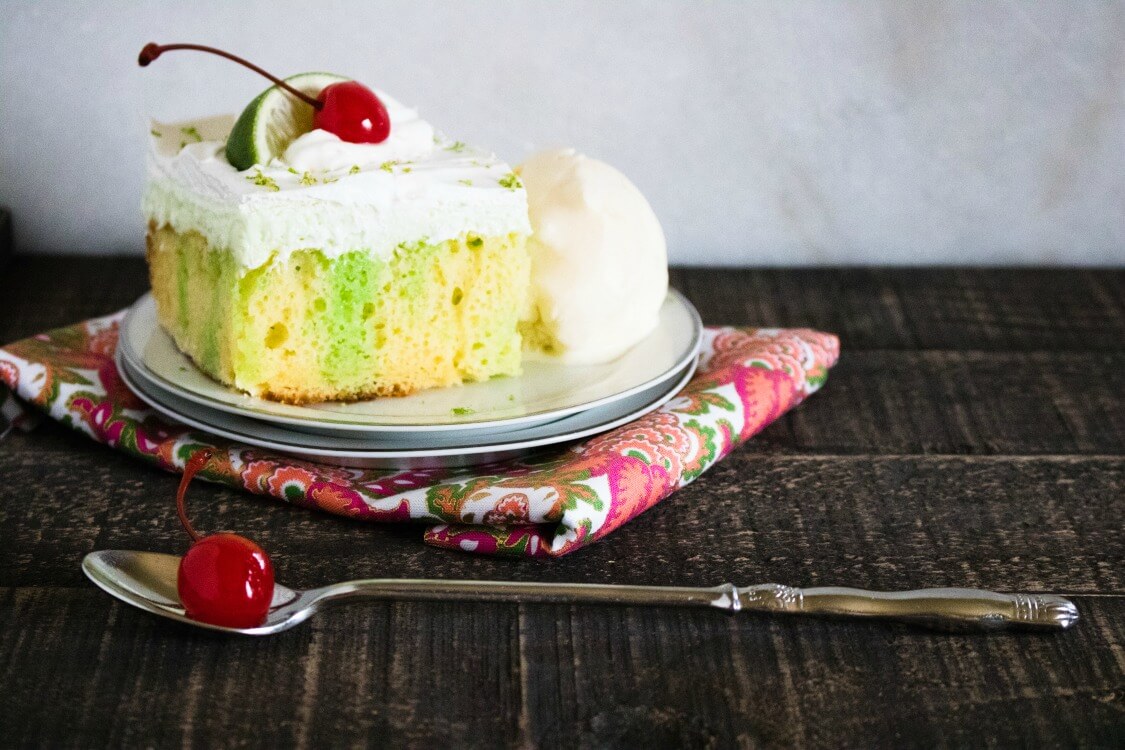 Summer Cake Recipe – Creamy Lime Poke Cake