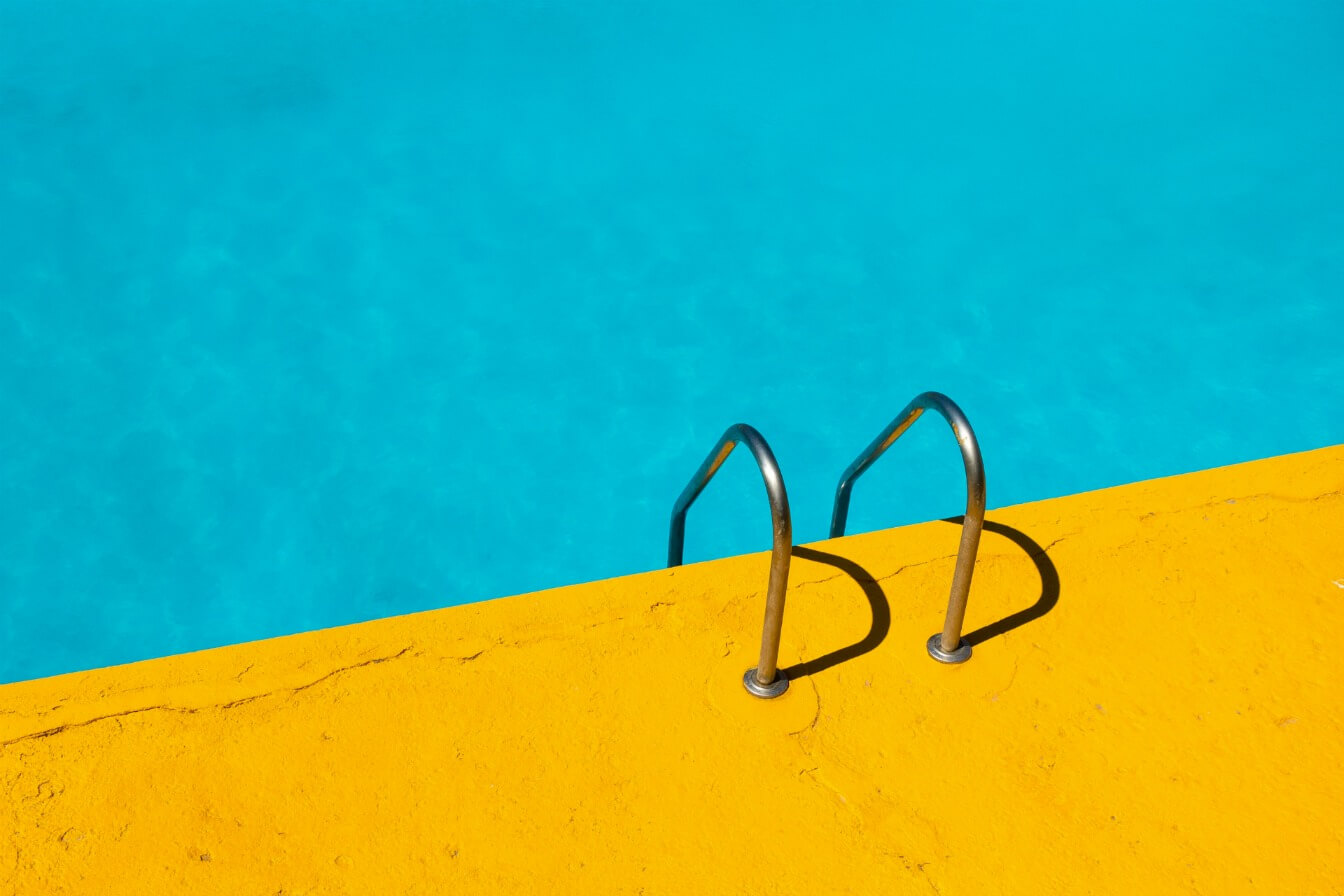 Summer Fashion Accessories - Brightly colored pool