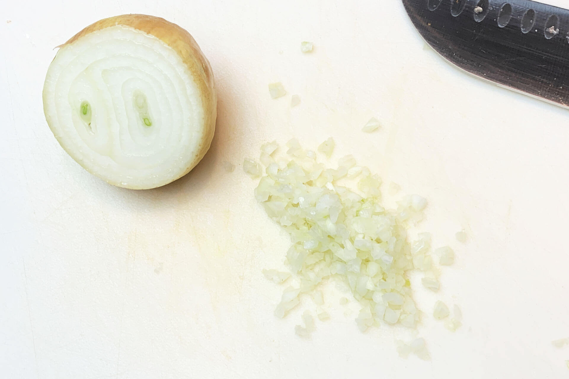 Mince Onions very fine