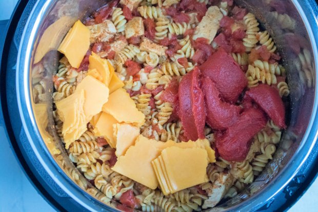 Sautee with tomato paste and cheese