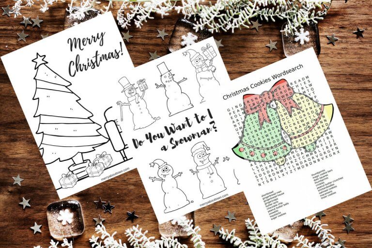 23 Christmas Activity Printables for Kids