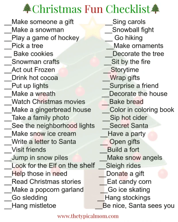 Christmas-fun-checklist