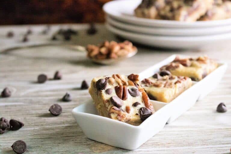 Creamy Pecan Chocolate Chip Bars