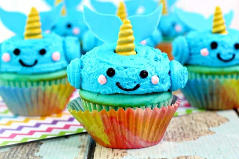Narwhal Cupcakes