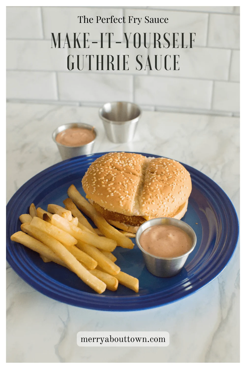 Guthrie’s Sauce is a delicious condiment for fries, chicken fingers… and just about everything else! Take a look at my Copycat Guthrie’s Sauce that’s incredibly easy to whip-up!