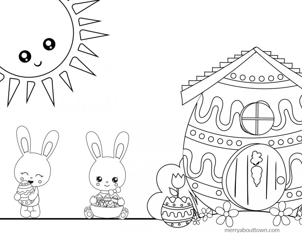 Easter Coloring Sheet