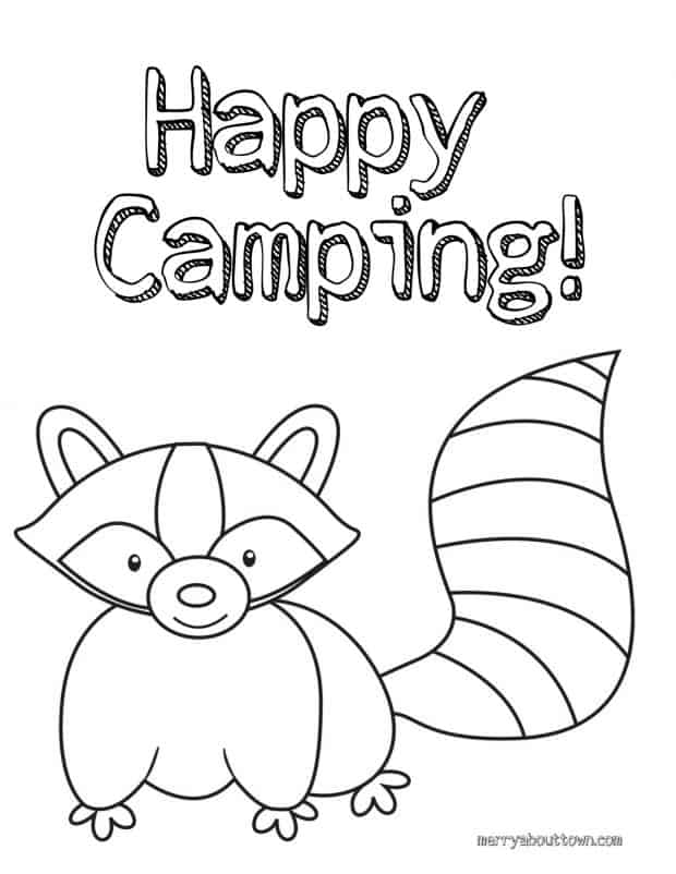 Printable Camping Activities for Kids - Merry About Town