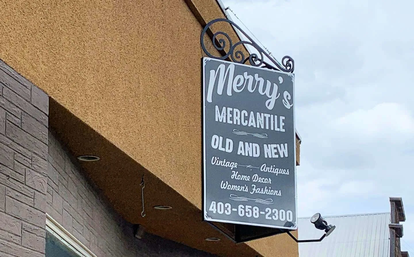 merrys mercantile sign