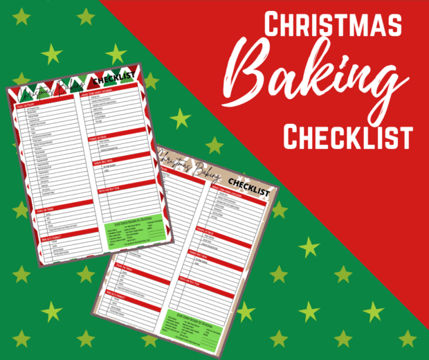 Printable Christmas Baking Checklist - Merry About Town
