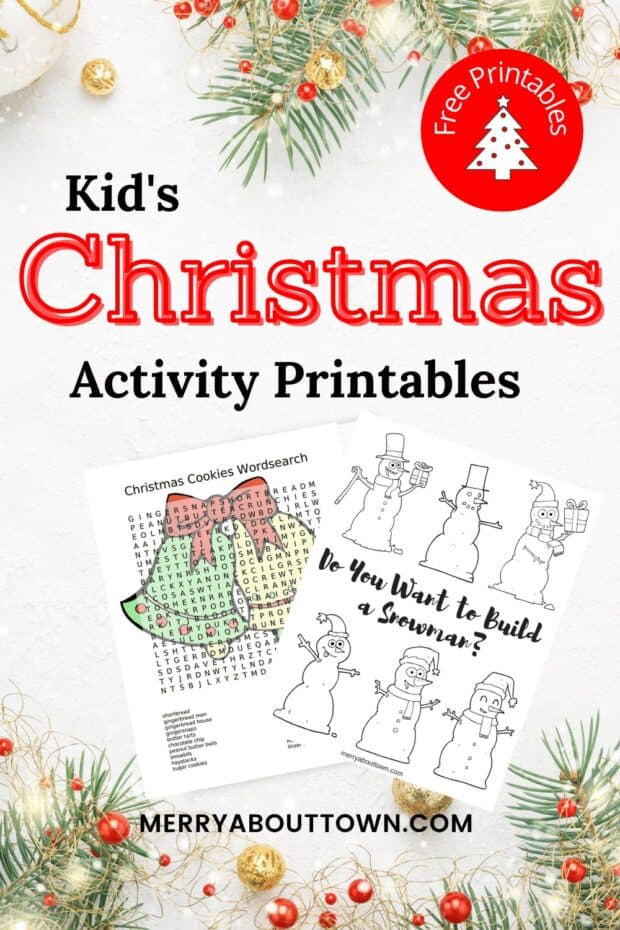 23 Christmas Activity Printables for Kids - Merry About Town