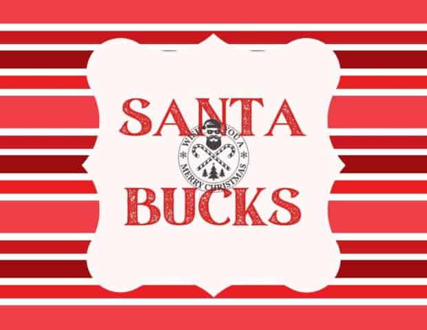 Free Printable Christmas Envelopes for Cash - Merry About Town