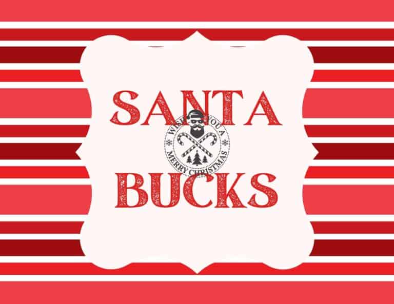 Printable Christmas Envelope