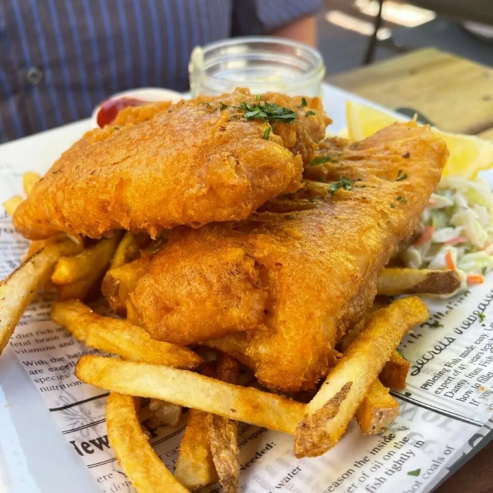 Fish and Chips from Cilantro and Chive