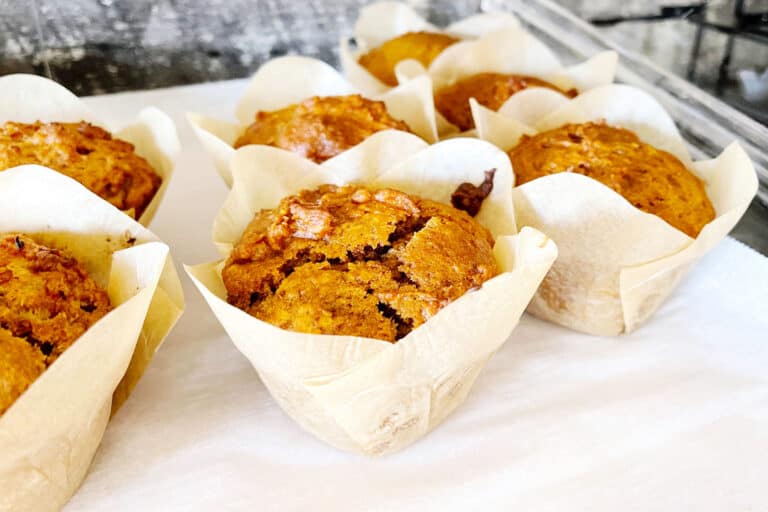 Muffins at the Drop in Bentley Alberta
