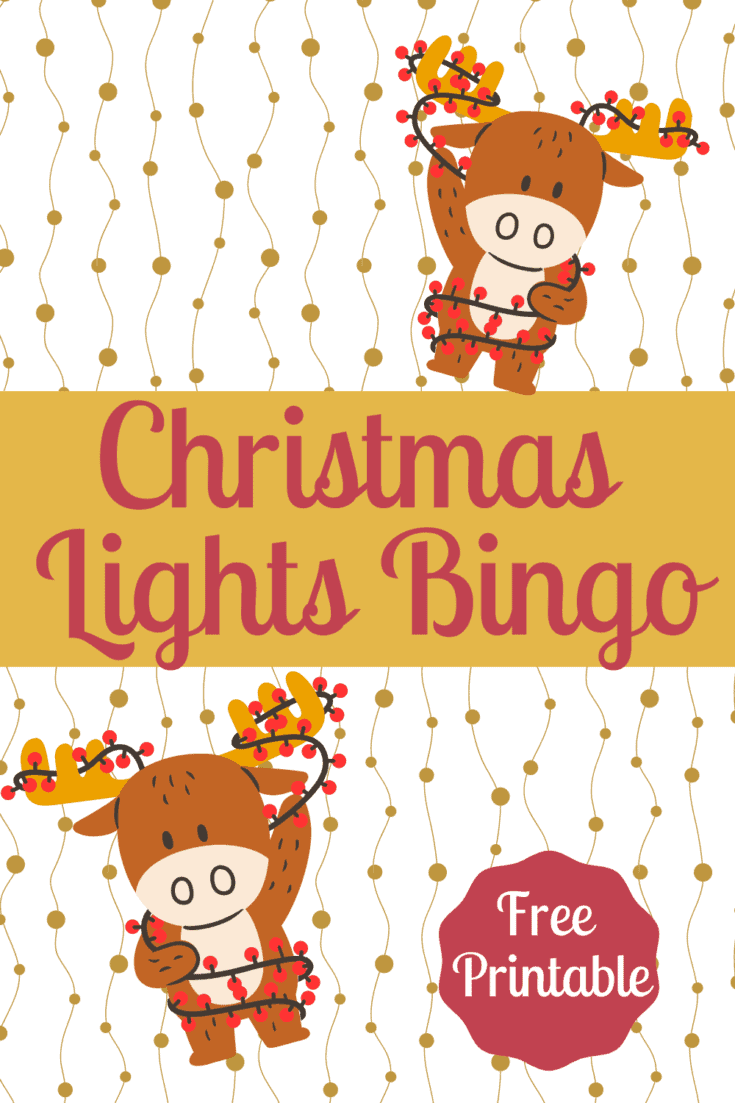 Christmas Lights Bingo Printable - Merry About Town