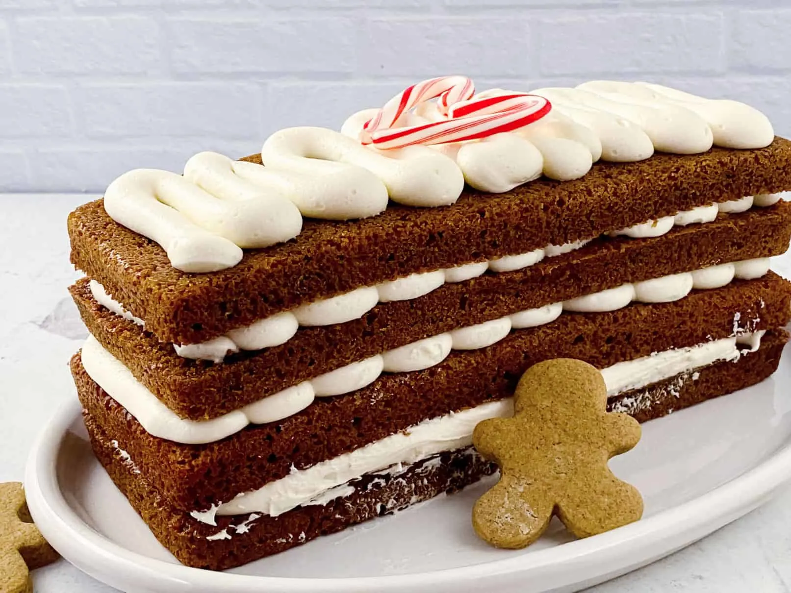 Gingerbread layer cake