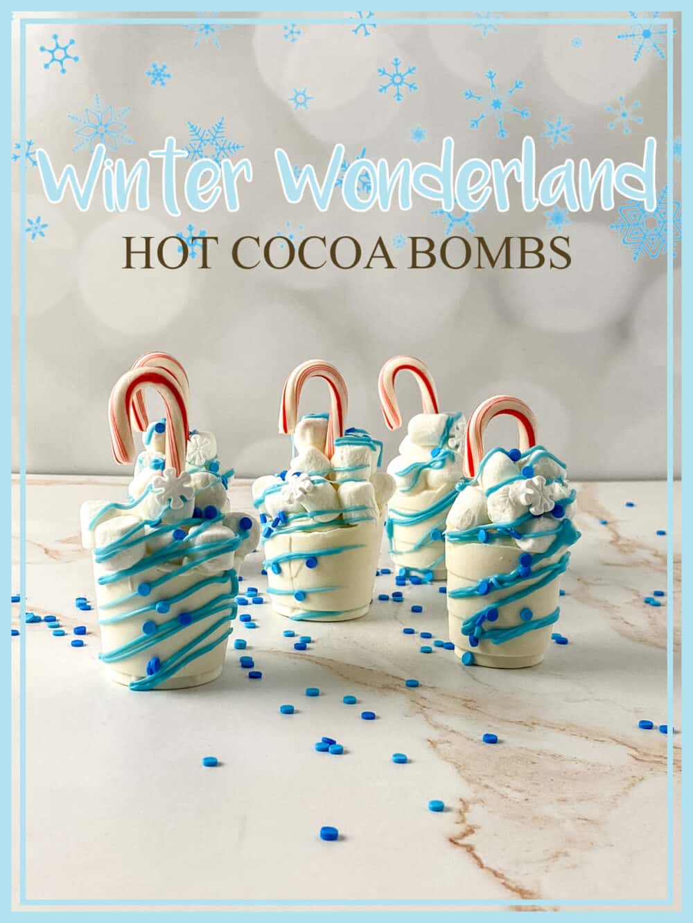 It’s a snowy scene out there, and these Winter Wonderland Hot Cocoa Bombs do just the trick! Warm up to these sweet creations, and cozy up to a delicious cup of hot chocolate!