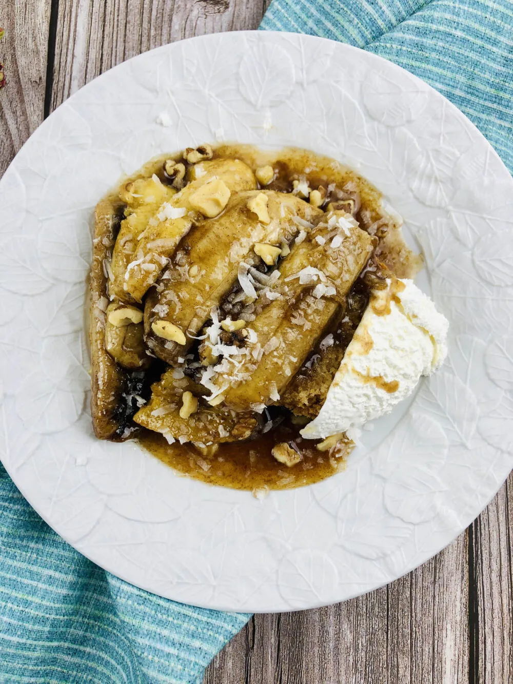 This dessert is bananas - literally! My unique Bananas Foster recipe is made straight in the slow cooker and SO simple to whip-up! Best served with a scoop of vanilla ice cream and over pound cake.